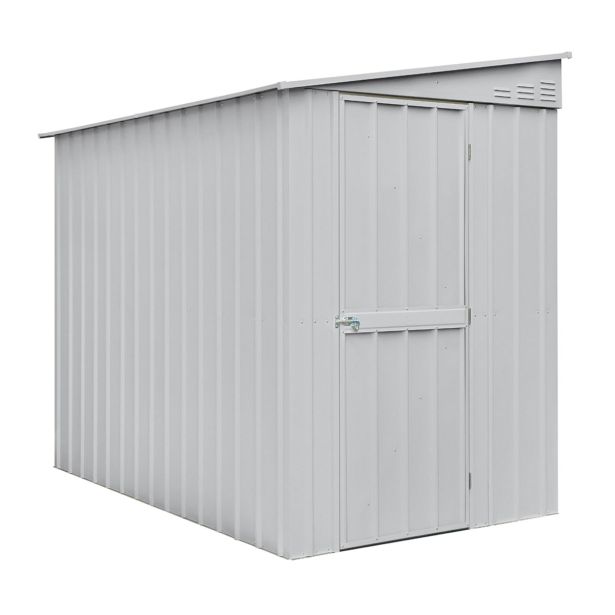KOVINSKA VRTNA HIŠKA GLOBEL LEANTO 58 SREBRNA Š145 X G234 X V204 CM
