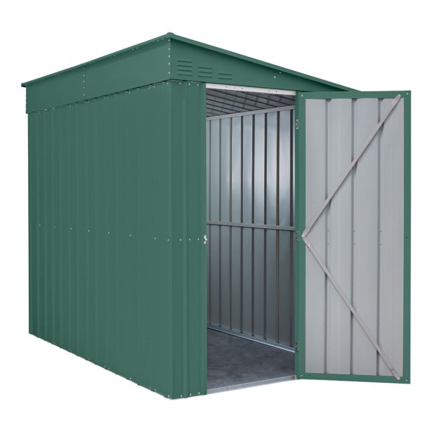 KOVINSKA VRTNA HIŠKA GLOBEL LEANTO 58 ZELENA Š145 X G234 X V204 CM