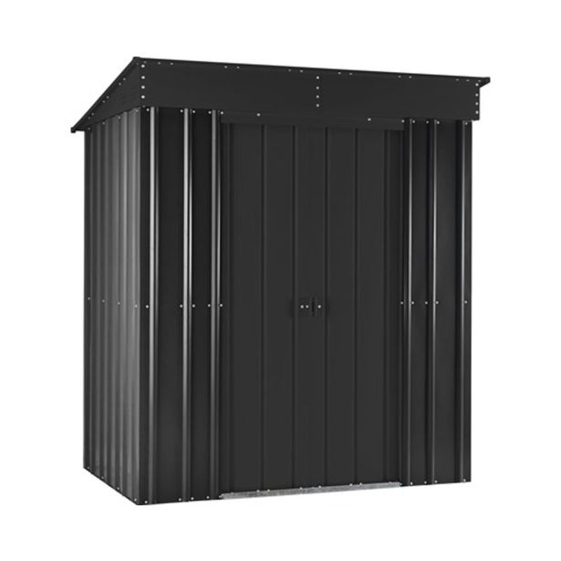 KOVINSKA VRTNA HIŠKA GLOBEL SKILLION 64 ANTRACIT Š172 X G113 X V199 CM