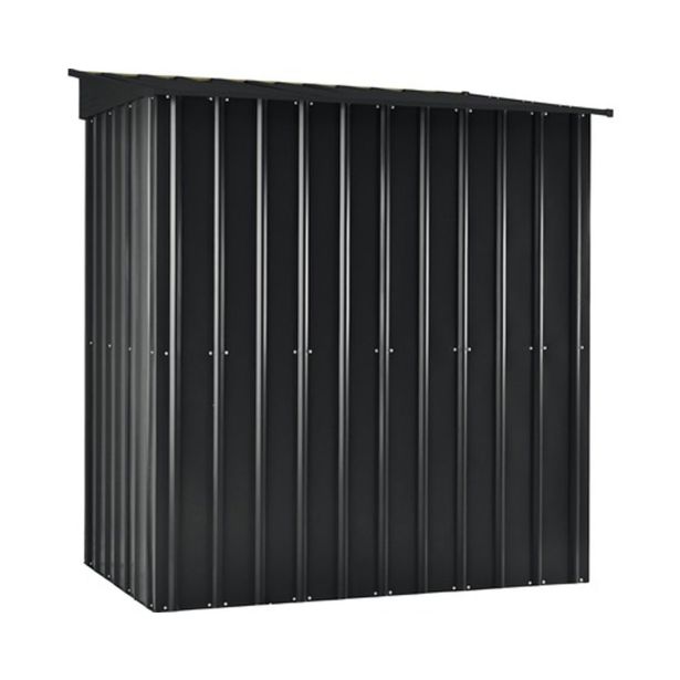 KOVINSKA VRTNA HIŠKA GLOBEL SKILLION 64 ANTRACIT Š172 X G113 X V199 CM