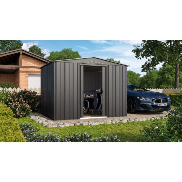 KOVINSKA VRTNA HIŠKA GLOBEL TOWER 108 ANTRACIT Š296 X G238 X V203 CM