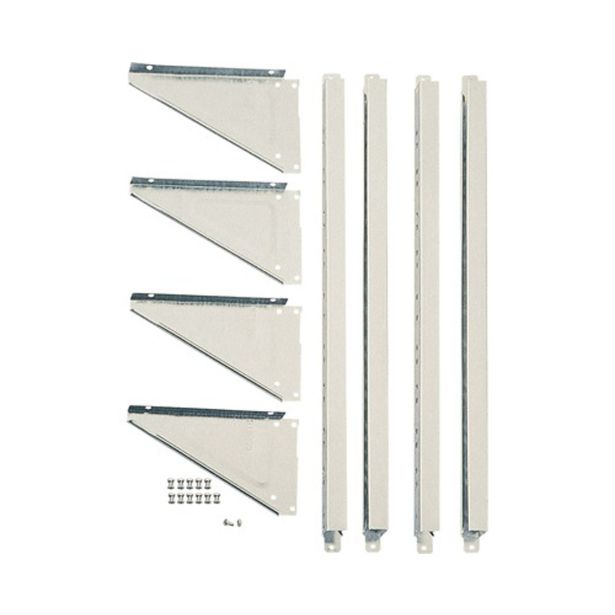 DODATKI ZA KOVINSKE HIŠKE PERGART KOMPLET REGALOV ZA ARROW BREZ POLIC