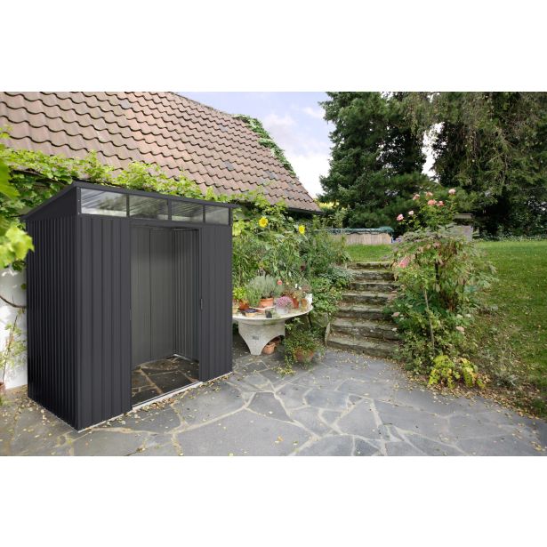 KOVINSKA VRTNA HIŠKA PERGART LUEBECK 86 ANTRACIT Š238 X G194 X V203