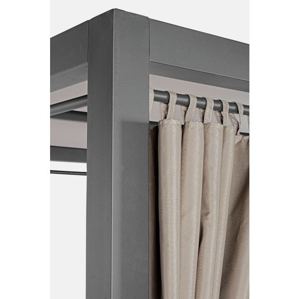 KOVINSKI LEŽALNIK BIZZOTTO DREAM CHARCOAL DAYBED ANTRACIT