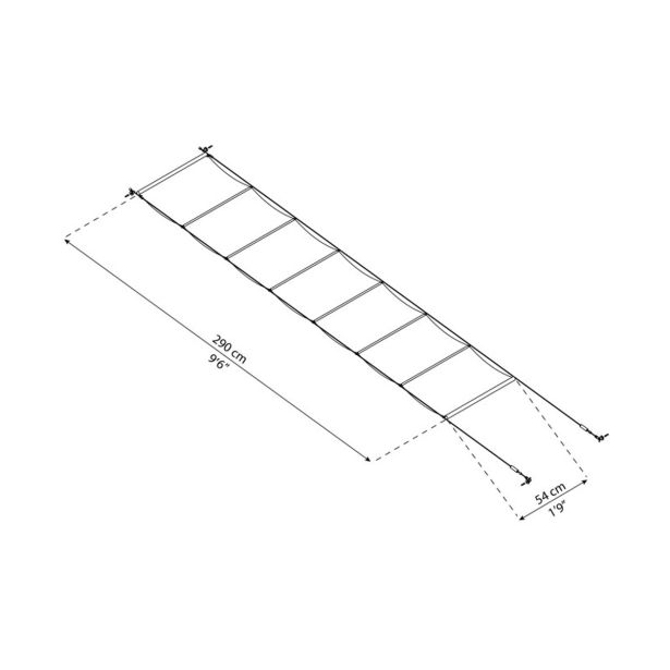 MARKIZA ZA NADSTREŠEK ZA TERASO PALMAR SIERRA BELA 3X5,46M
