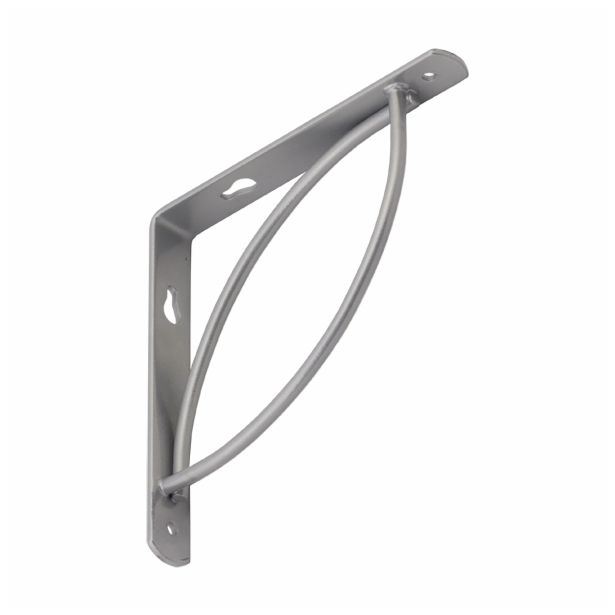 KOVINSKI NOSILEC POLICE DOMAX 200X200 MM, SREBRN MAT