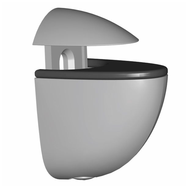 KOVINSKI NOSILEC POLICE WALTECO CLIP MINI, 4-20 MM SIV PAR=2 KOS