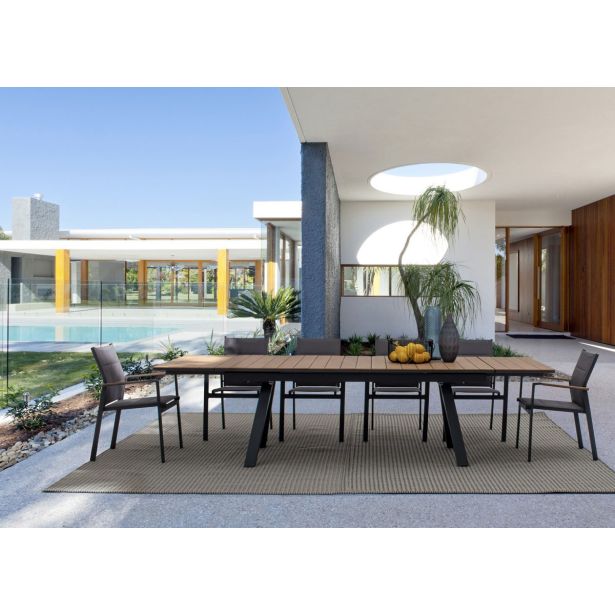 KOVINSKI STOL BIZZOTTO KUBIK CHARCOAL SJ61