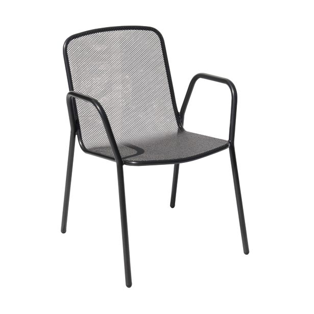 KOVINSKI STOL MFG FREIZEITMÖBEL MEC-FREDO NAKLADALEN, ANTRACIT