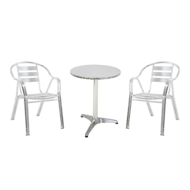 KOVINSKI STOL MQ SHAY Z ROKONASLONI