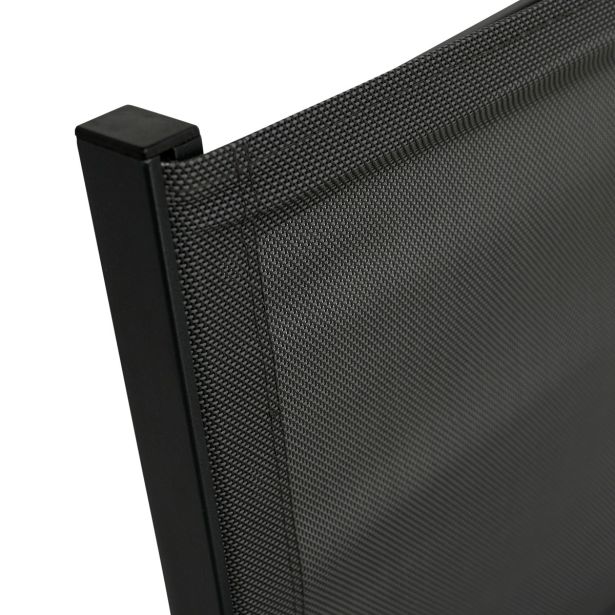 KOVINSKI STOL NATERIAL JEDILNI CLARA TEMNO SIV ALU