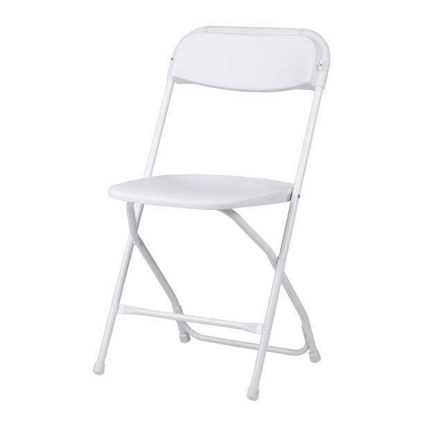 KOVINSKI STOL NEWSTORM ELLIOT ZLOŽLJIV, BEL