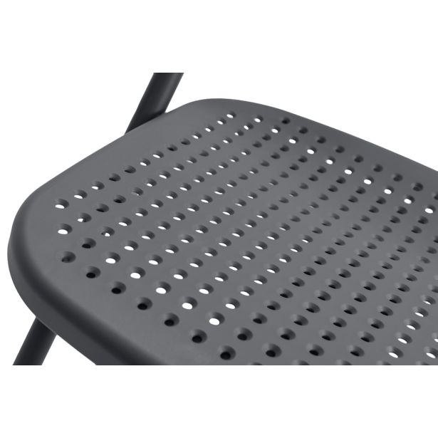 KOVINSKI STOL ZOWN BIG ALEX ČRN