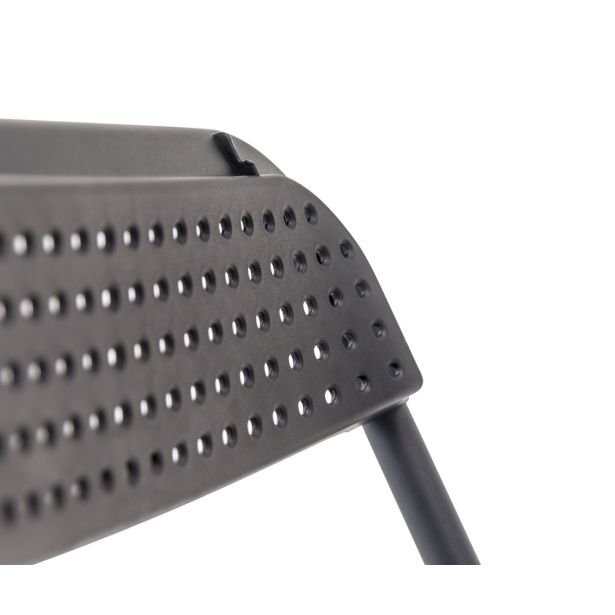 KOVINSKI STOL ZOWN BIG ALEX ČRN