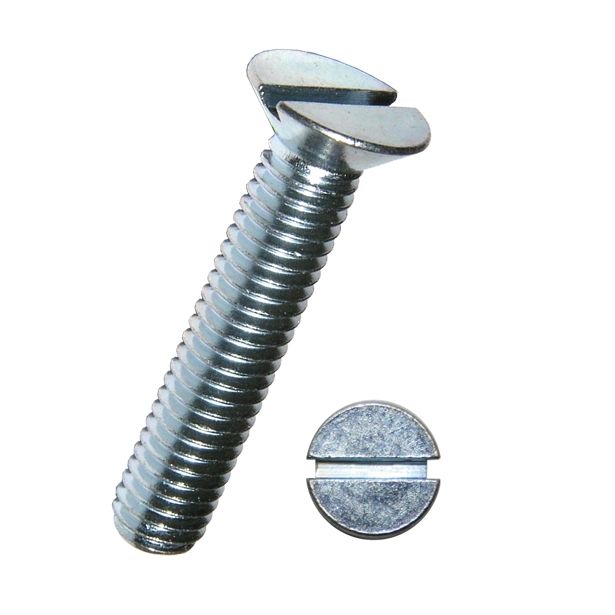 KOVINSKI VIJAK DIN963 4X6 A2S ČRNI CINK