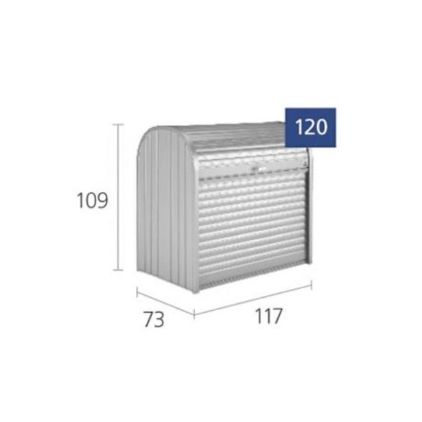 KOVINSKI ZABOJ BIOHORT 117X73X109CM STOREMAX 120