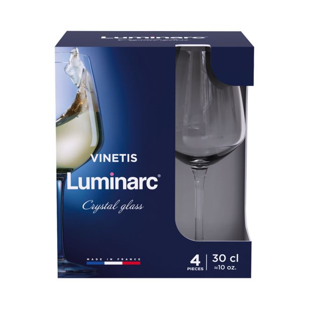 KOZAREC ZA VINO LUMINARC 300 ML VINETIS 4/1 ZA BELO VINO