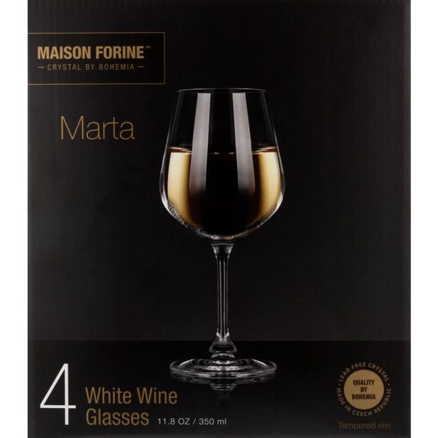 KOZAREC ZA VINO MAISON FORINE 350 ML MARTA 4/1 ZA BELO VINO
