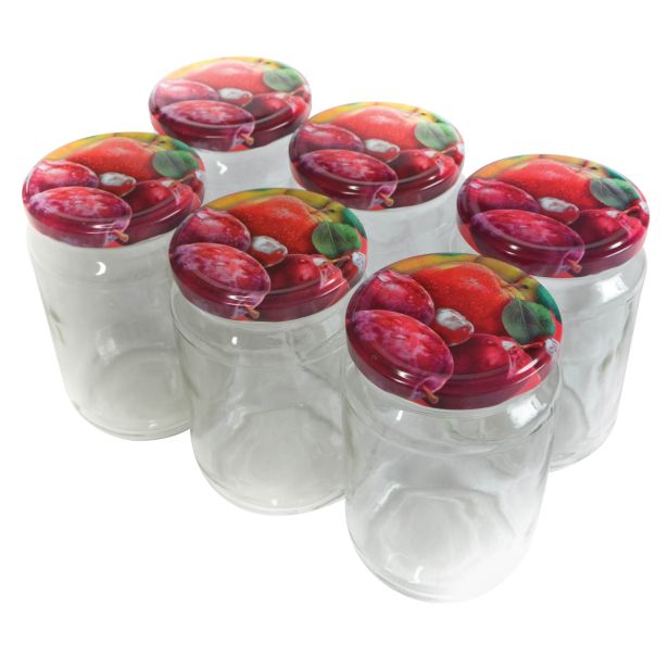 KOZAREC ZA VLAGANJE AVACOM 720 ML S POKROVOM 6/1 MOTIV SADJE