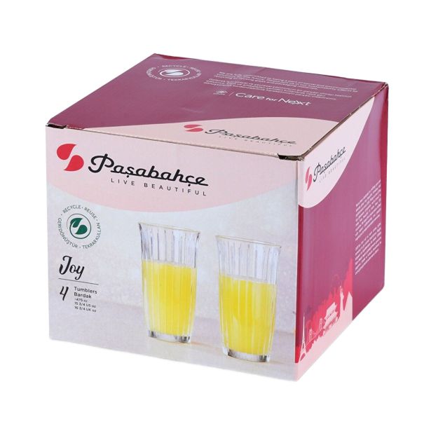 KOZAREC ZA VODO/SOK PASABAHCE 475 ML JOY 3/1