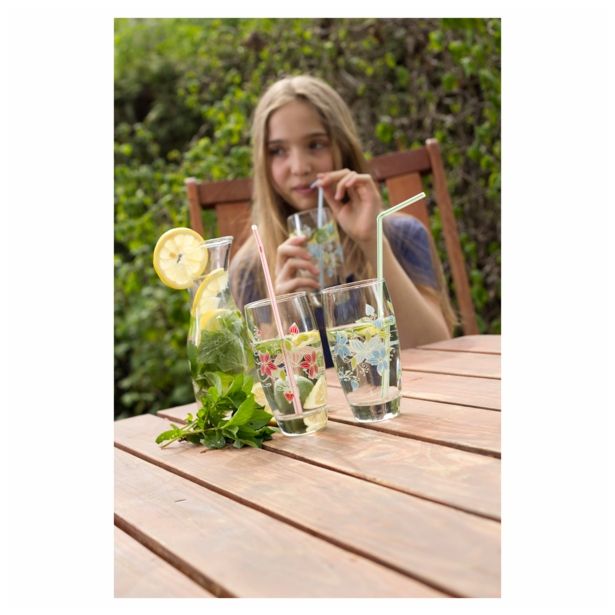 KOZAREC ZA VODO/SOK STEKLARNA HRASTNIK AMANTEA 35 CL 3/1 ZELENO MODER TRAVNIK