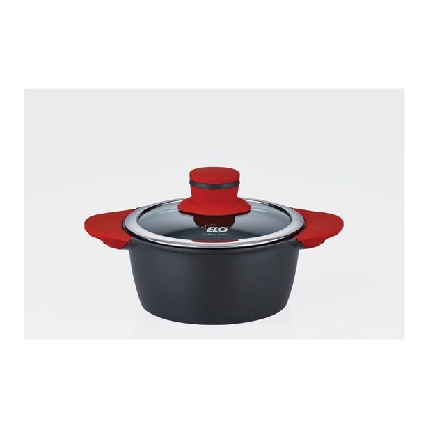 KOZICA ELO 16 CM LAVA S STEKLENIM POKROVOM