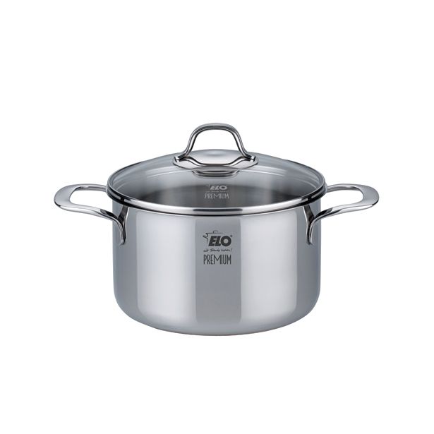 KOZICA ELO 20 CM GLOBOKA SILICANO+ S STEKLENIM POKROVOM