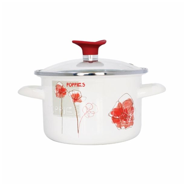 KOZICA SVENS' 16 CM 2 L VISOKA S POKROVOM POPPIES