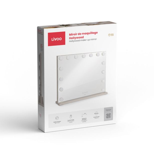 KOZMETIČNO OGLEDALO LIVOO DOS207 HOLLYWOOD MAKE-UP