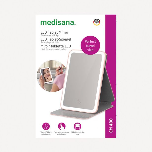 KOZMETIČNO OGLEDALO MEDISANA CM 400, LED