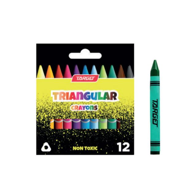 KREDE, VOŠČENKE, OGLJE TARGET VOŠČENKE TRIANGULAR BL.12/1 27428