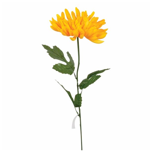 UMETNO CVETJE KRIZANTEMA PAJKOVKA X 1 RUMENA