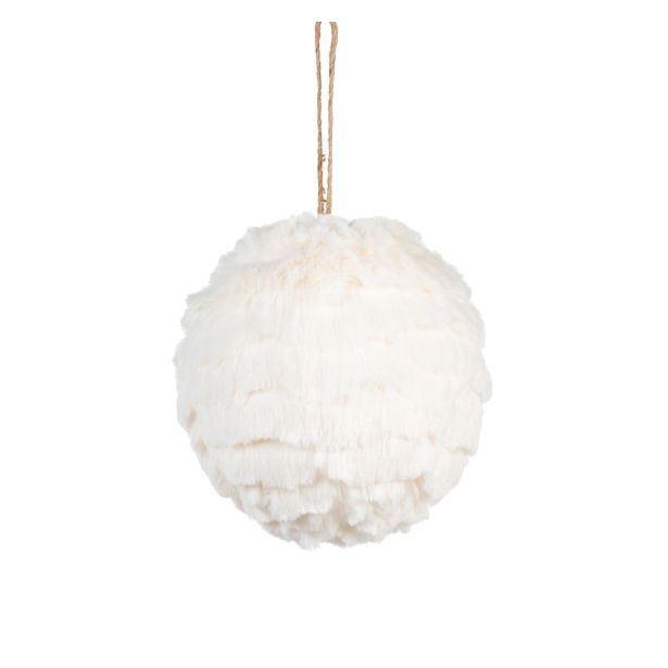 OKRASEK ZA JELKO GLOSSTYLE KROGLA BELA FI 10