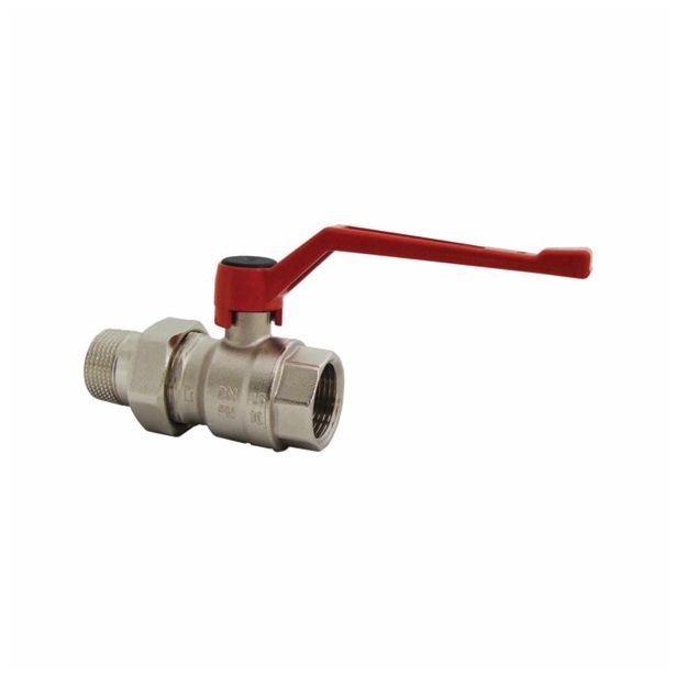 KROGLIČNI VENTIL KOVINA KV 2124 25.4 MM (1 -) S HOLANDCEM