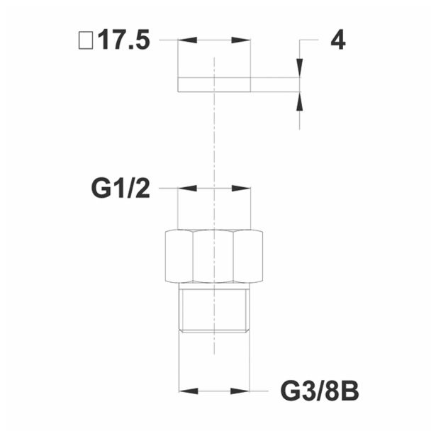 KROMIRANA MATICA UNITAS SET DVEH REDUCIRNIH MATIC 15-10 MM Z TESNILI