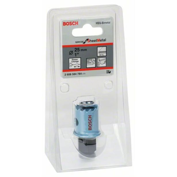 KRONA ZA KOVINO BOSCH 25 MM HSS BI-METAL HITRA SKLOPKA CLICK