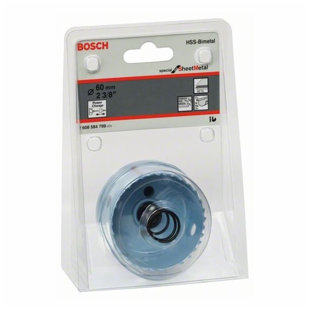 KRONA ZA KOVINO BOSCH 60 MM HSS BI-METAL HITRA SKLOPKA CLICK