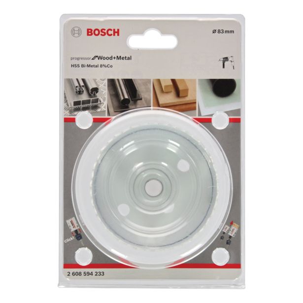 KRONA ZA KOVINO BOSCH 83 MM HSS BI-METAL HITRA SKLOPKA CLICK