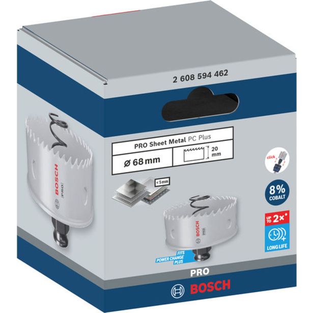 KRONA ZA KOVINO BOSCH PRO SHEET METAL PC PLUS 68 MM