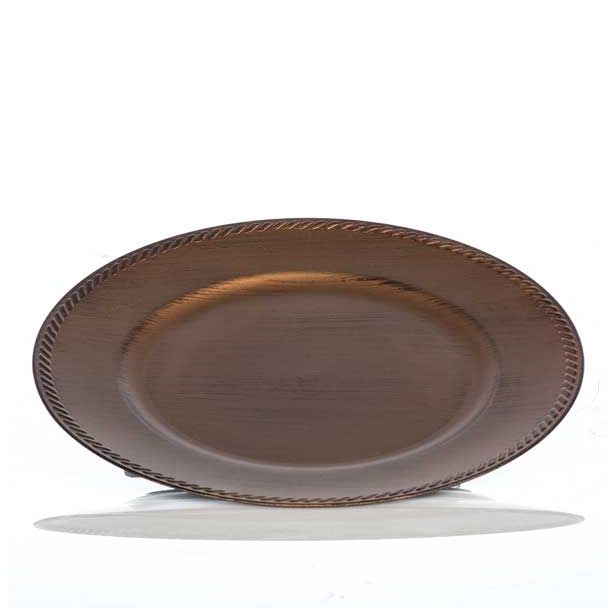 DEKORACIJA GLOSSTYLE KROŽNIK ANTIK FI 33 CM RJ AVI IZ UMETNE MASE