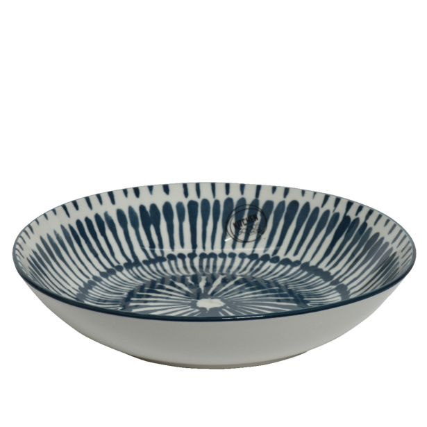 GLOBOKI KROŽNIK DECORIS GLOBOKI, PORCELAN Z VZORCEM, SIJAJ