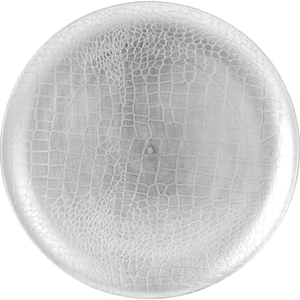 SREBRN DEKORATIVNI KROŽNIK 33 CM