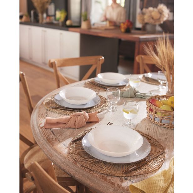 GLOBOKI KROŽNIK LUMINARC 20 CM PAMPILLE BELA