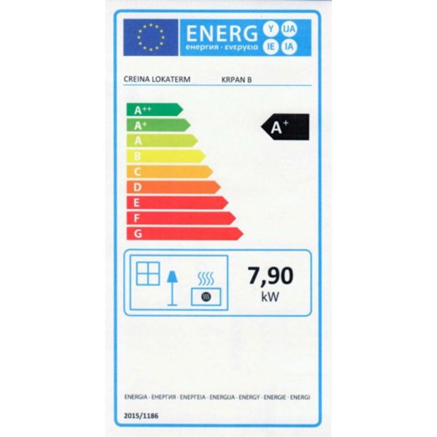 KAMINSKA PEČ LOKATERM KRPAN B2 110 KERAMIKA