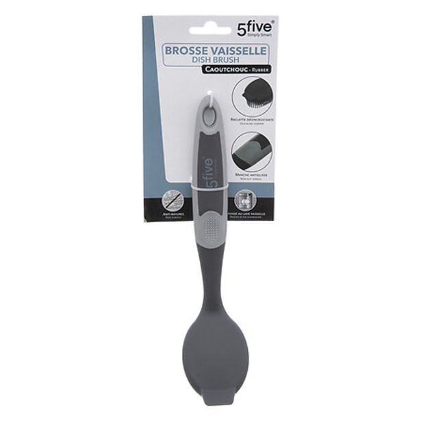 KRTAČA/ŠČETKA FIVE ZA POMIVANJE POSODE SIVA