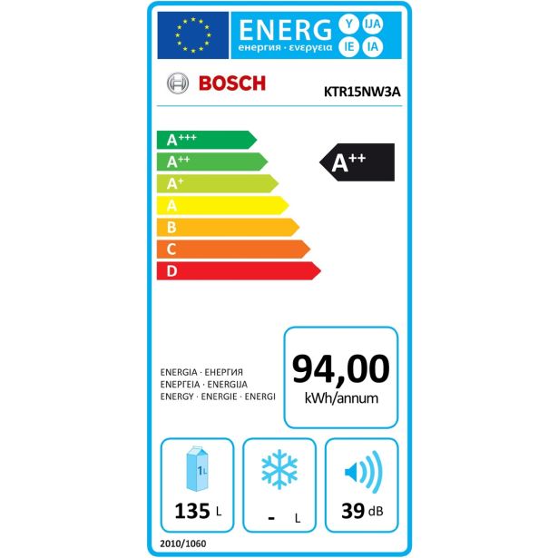 HLADILNIK BOSCH KTR 15NW3A