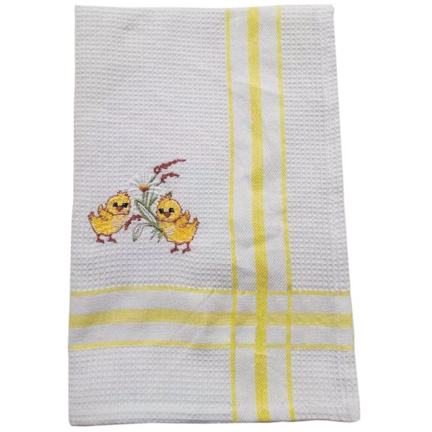 KUHINJSKA KRPA AFIRMA VELIKONOČNA 45X70 CM VAFEL RAZLIČNI VZORCI