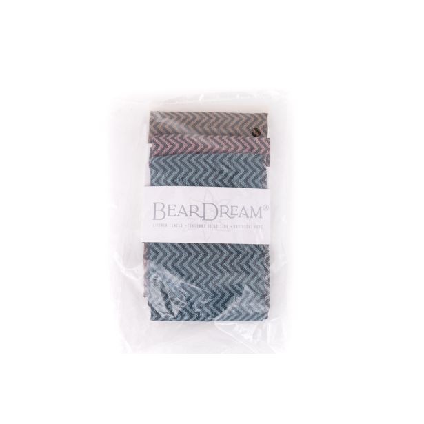 KUHINJSKA KRPA BEAR DREAM SET3 50X70 PURE