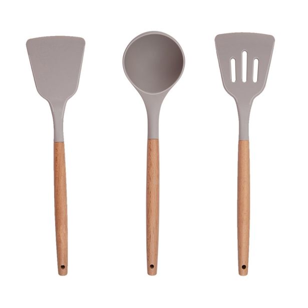 KUHINJSKI PRIPOMOČEK ALPINA SET LOVE COOKING 12 KOS SVETLO SIVA