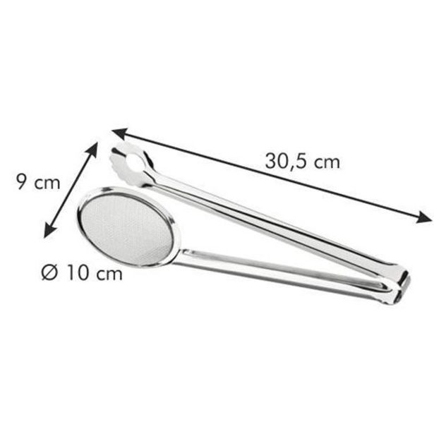 KUHINJSKI PRIPOMOČEK TESCOMA GRANDCHEF PENOVKA KLEŠČE S CEDILOM 428444